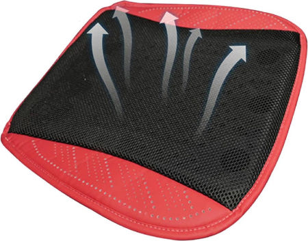 [해외]냉각 자동차시트 쿠션-5팬 장착패드 메쉬소재 3단계 공기량 조절가능한 트럭 소파 사무실 의자 홈 묶음배송가능