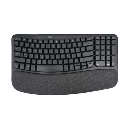 로지텍 로지텍 WAVE KEYS 무선 인체공학 키보드 그래파이트