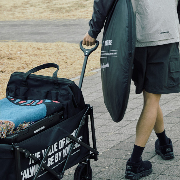 브루클린웍스 웨건 접이식 캠핑 블랙