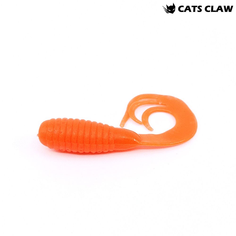 캣츠크로우 트리플그럽 꺽지웜 쏘가리웜 013 오렌지 B, 5cm(2인치) - 메인 이미지