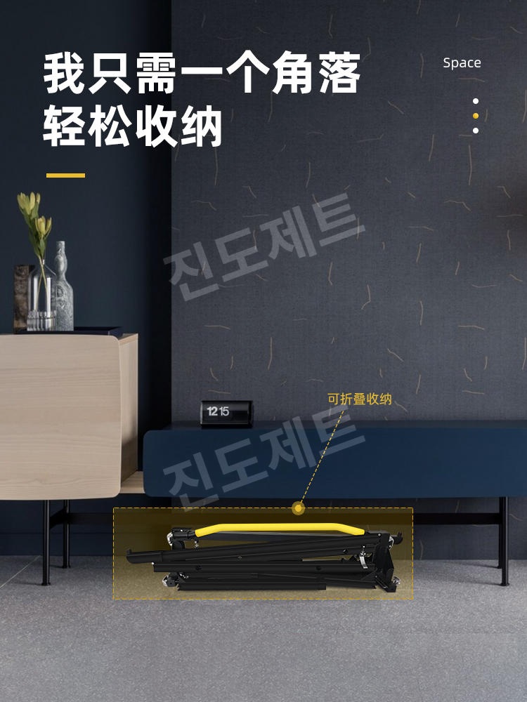 폴딩 철봉 풀업바 치닝디핑 홈짐 운동 홈트 실내 턱걸이 휴대용 싱글/더블 바 - 상세 이미지 2