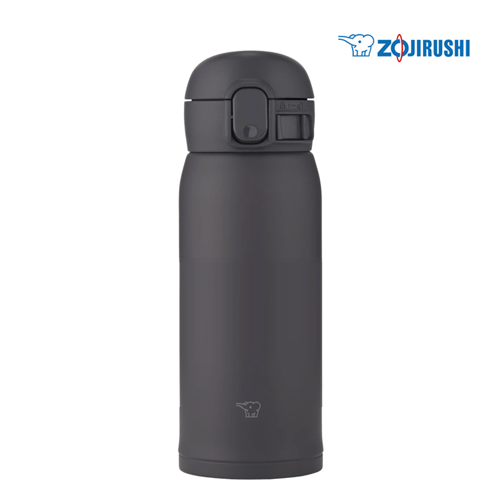 조지루시 원터치 스텐 텀블러 보온병 보냉병 코끼리 SM-WS 480ml, 소프트블랙 - 상품 이미지
