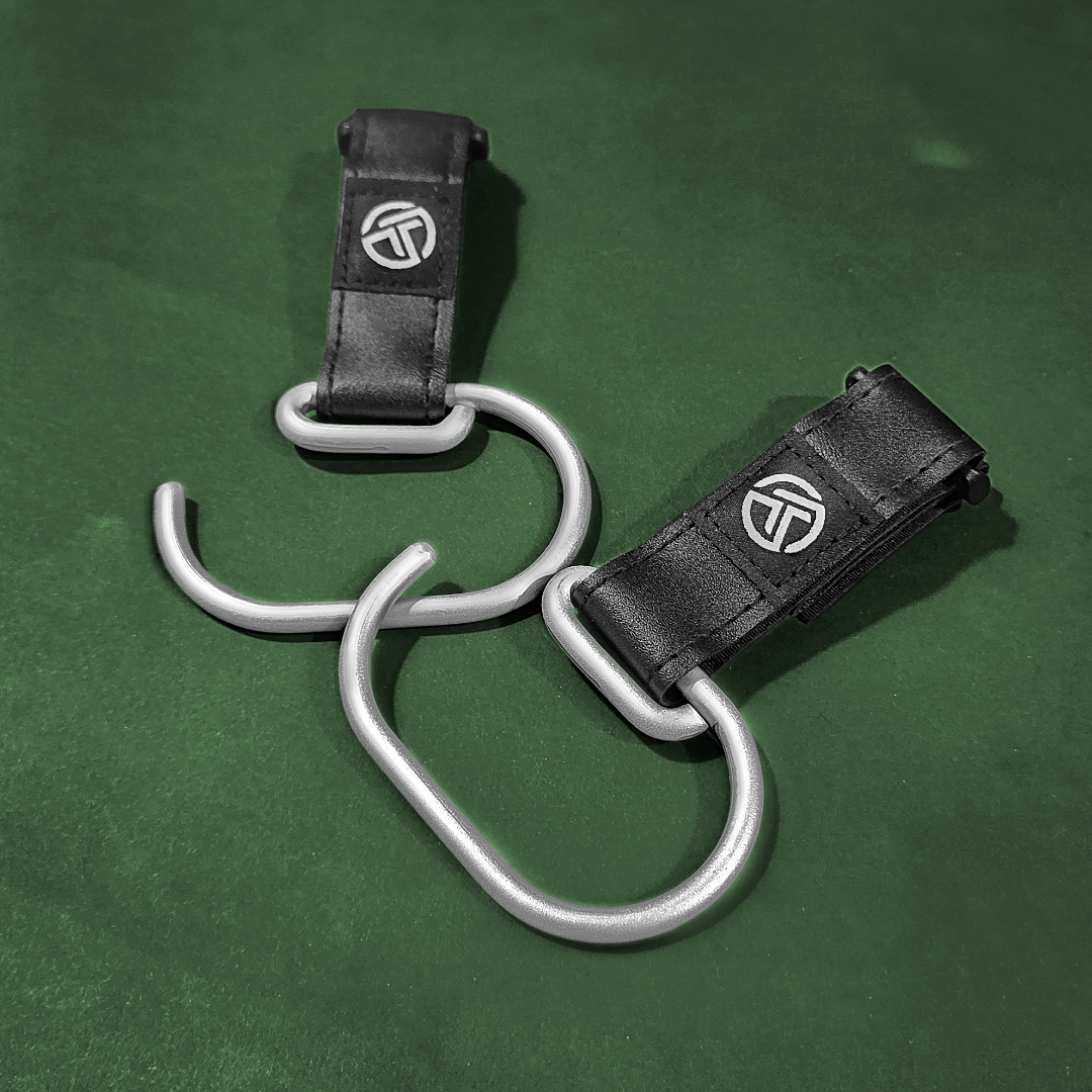 [누비앤타보] 유모차 다용도 가죽 메탈 후크 유모차 걸이 유아차/자전거/웨건/트라이크/유모카용 고리