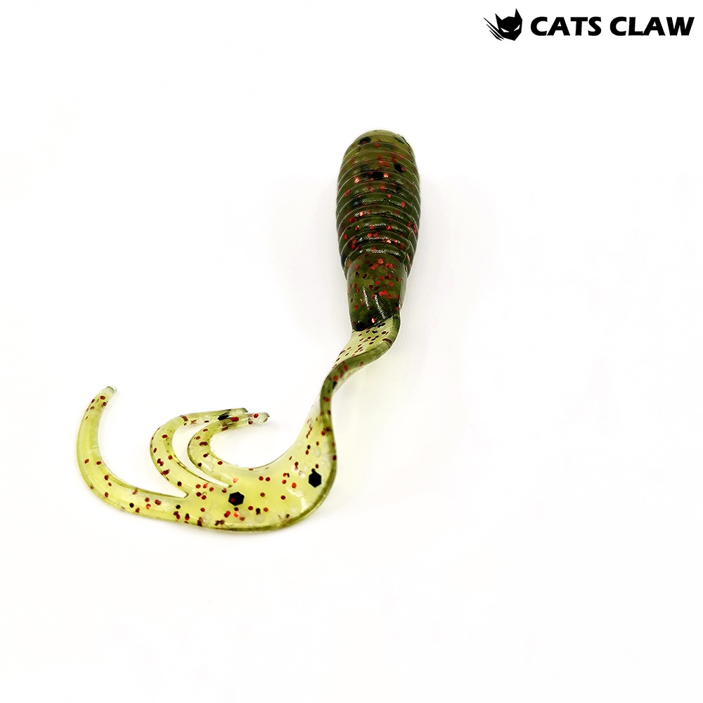 캣츠크로우 트리플그럽 꺽지웜 쏘가리웜 026 워터멜론 레드, 5cm(2인치) - 상세 이미지 2