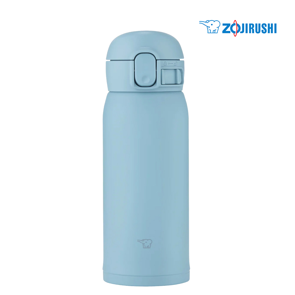조지루시 원터치 스텐 텀블러 보온병 보냉병 코끼리 SM-WS 480ml, 아쿠아그린 - 상품 이미지