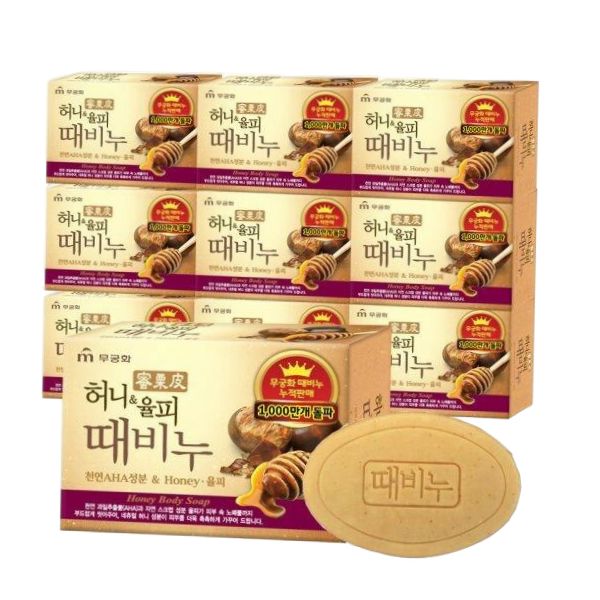 무궁화 허니율피때비누 90g x 10개 : 씨유니