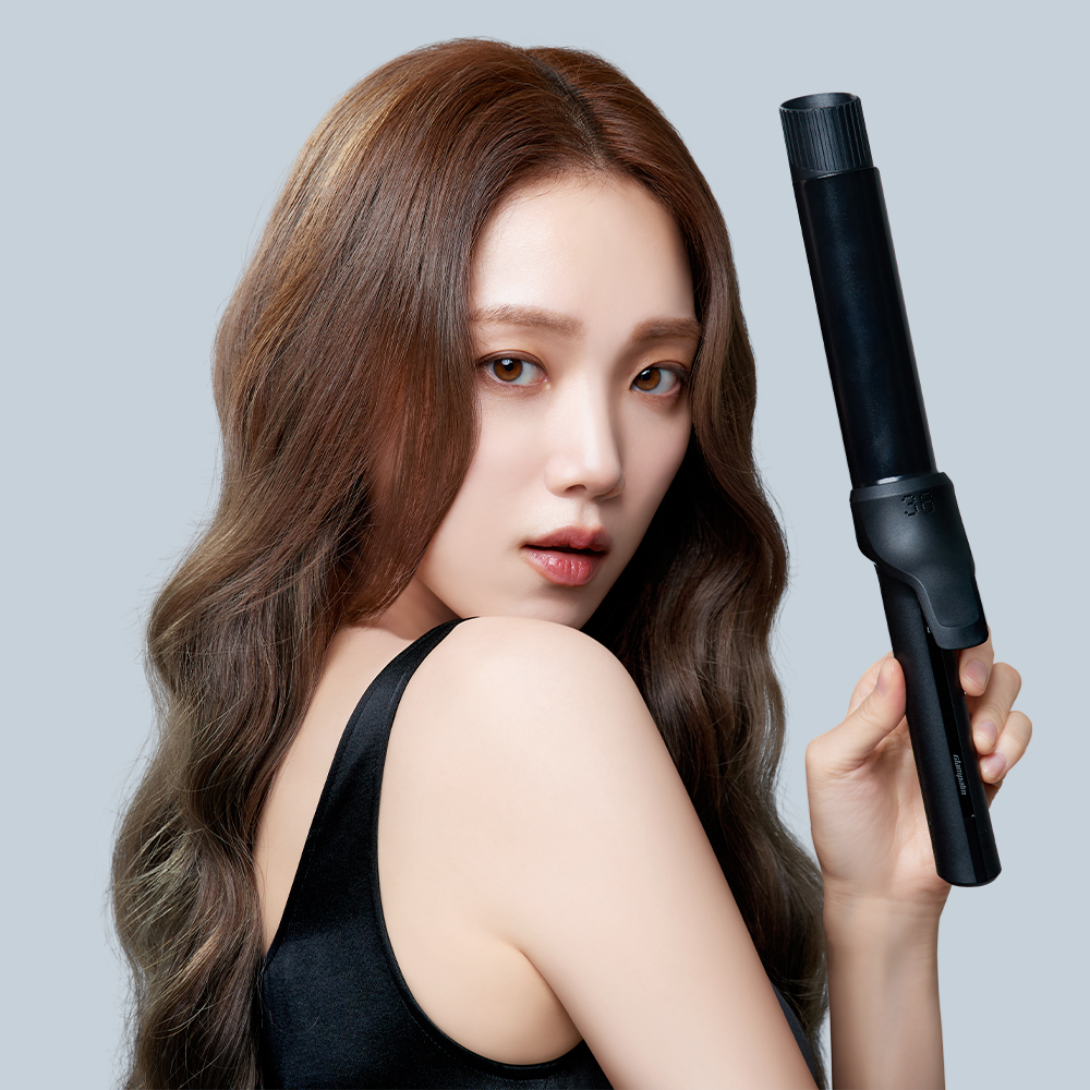 글램팜 GP628 글램뮤즈 컬링 아이롱 (3size) (퓨어블랙)  봉고데기 프리볼트 - 상세 이미지 3