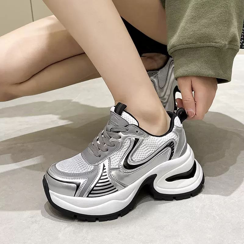 키높이 운동화 신발 굽높은 7.5cm 슈즈 어글리 - 상세 이미지 3