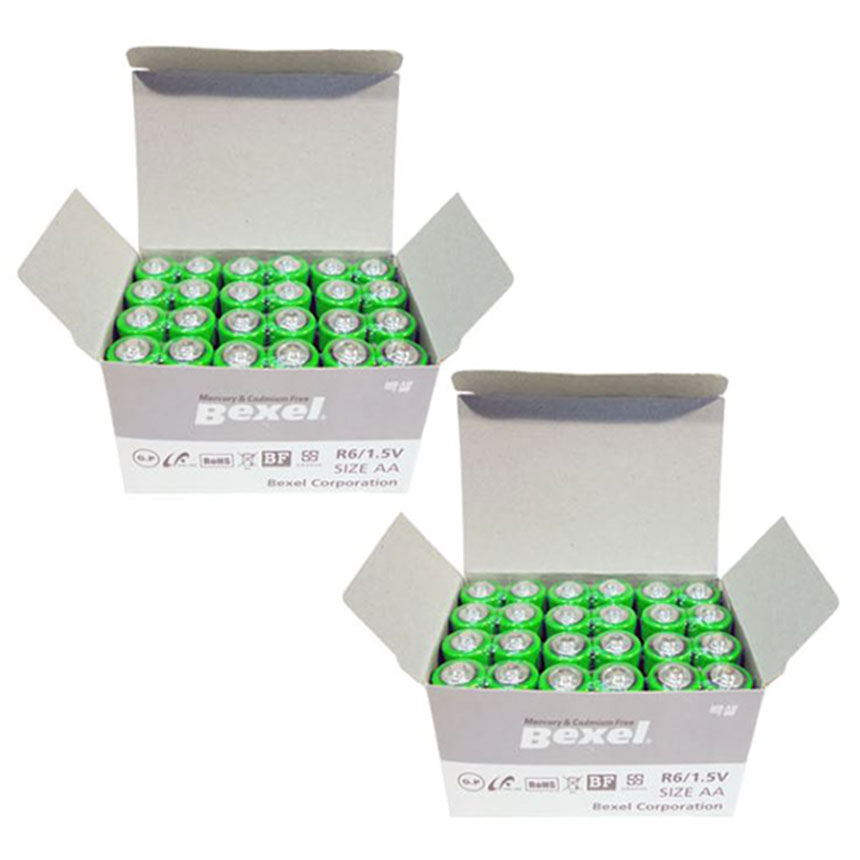 (벡셀 망간건전지 AA 24P X2BOX) 건전지 배터리 AA 건전지 벡셀건전지 48알