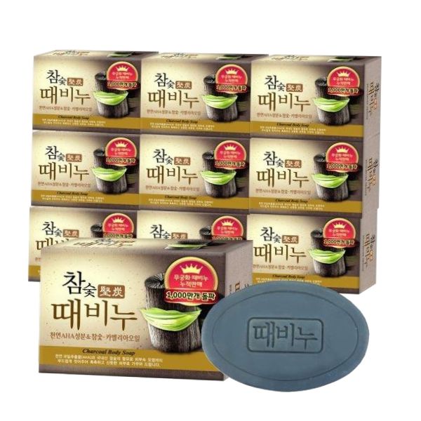 무궁화 참숯 때비누 90g x 10개 : 씨유니