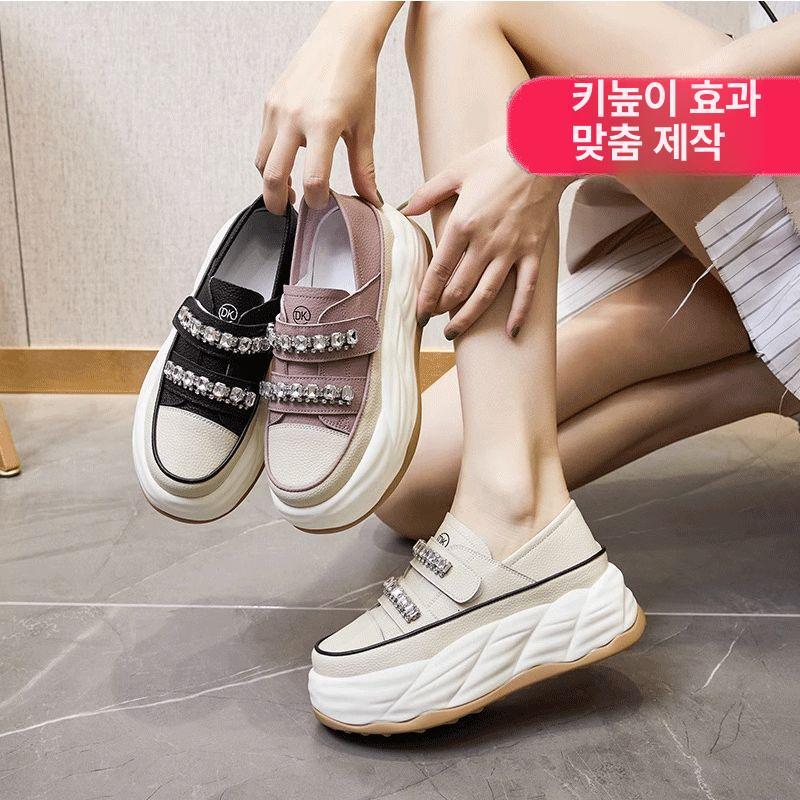 키높이 운동화 큐빅 굽높은 키커보이는 - 상세 이미지 2