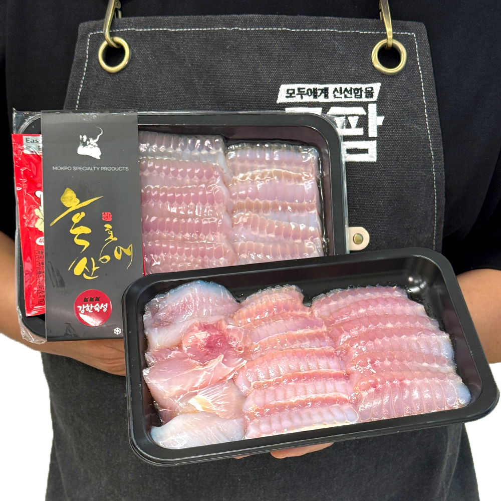 국산 목포 홍어 삭힌 흑산도홍어 회 애 250g 500g 이미지 6