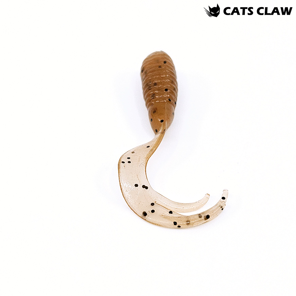 캣츠크로우 트리플그럽 꺽지웜 쏘가리웜 017 브라운 블랙, 5cm(2인치) - 상세 이미지 2