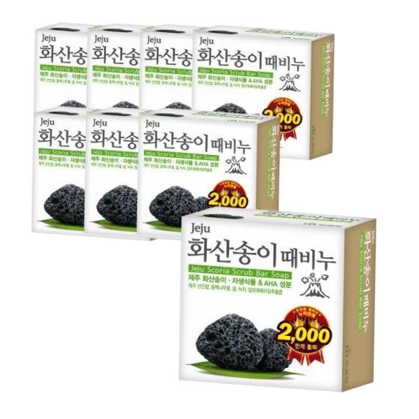 무궁화 화산송이때비누 100g x 8개 : 씨유니