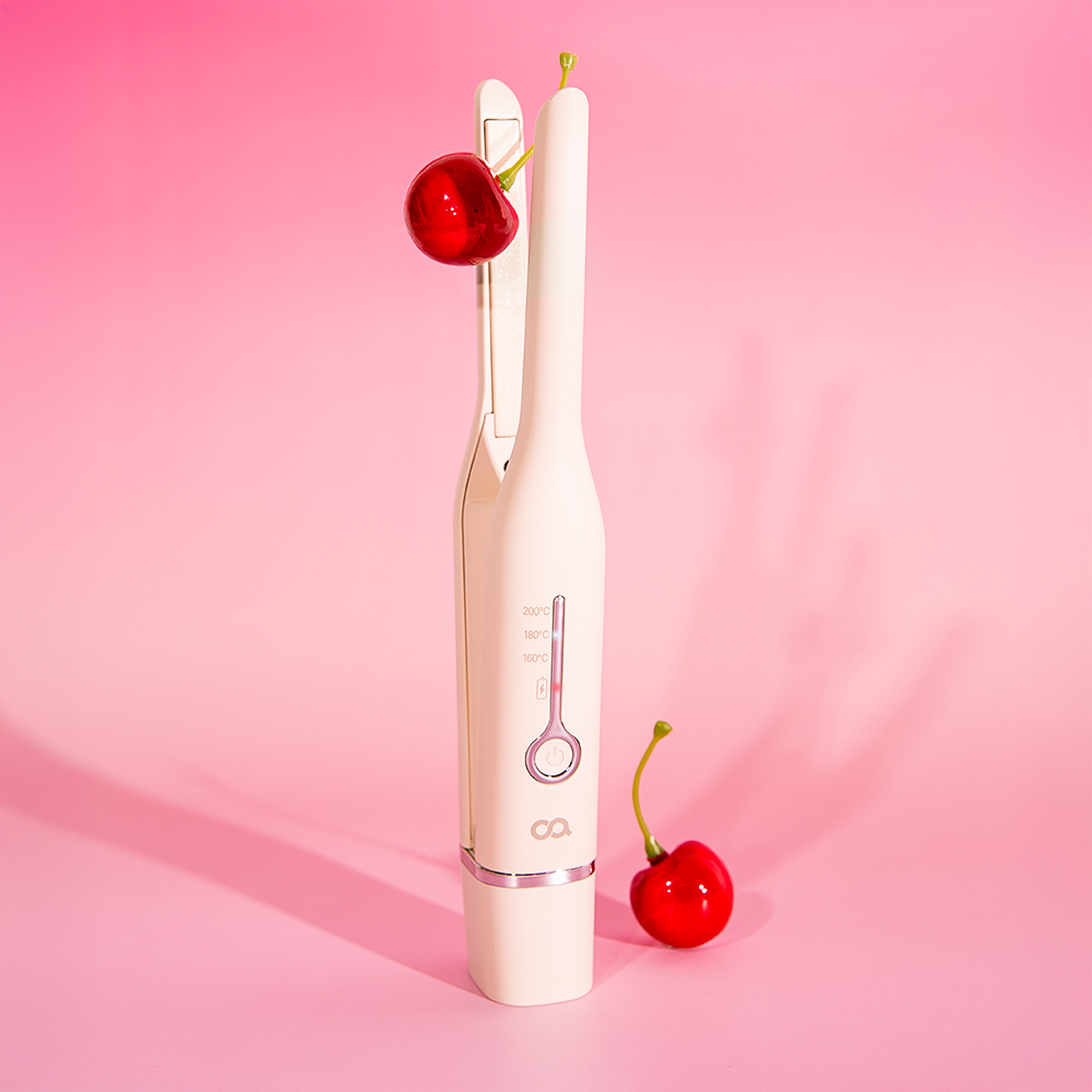 오아 무선 뿌리 볼륨 고데기 미니 앞머리 뽕 얇은 헤어 고대기 5000mAh대용량 배터리