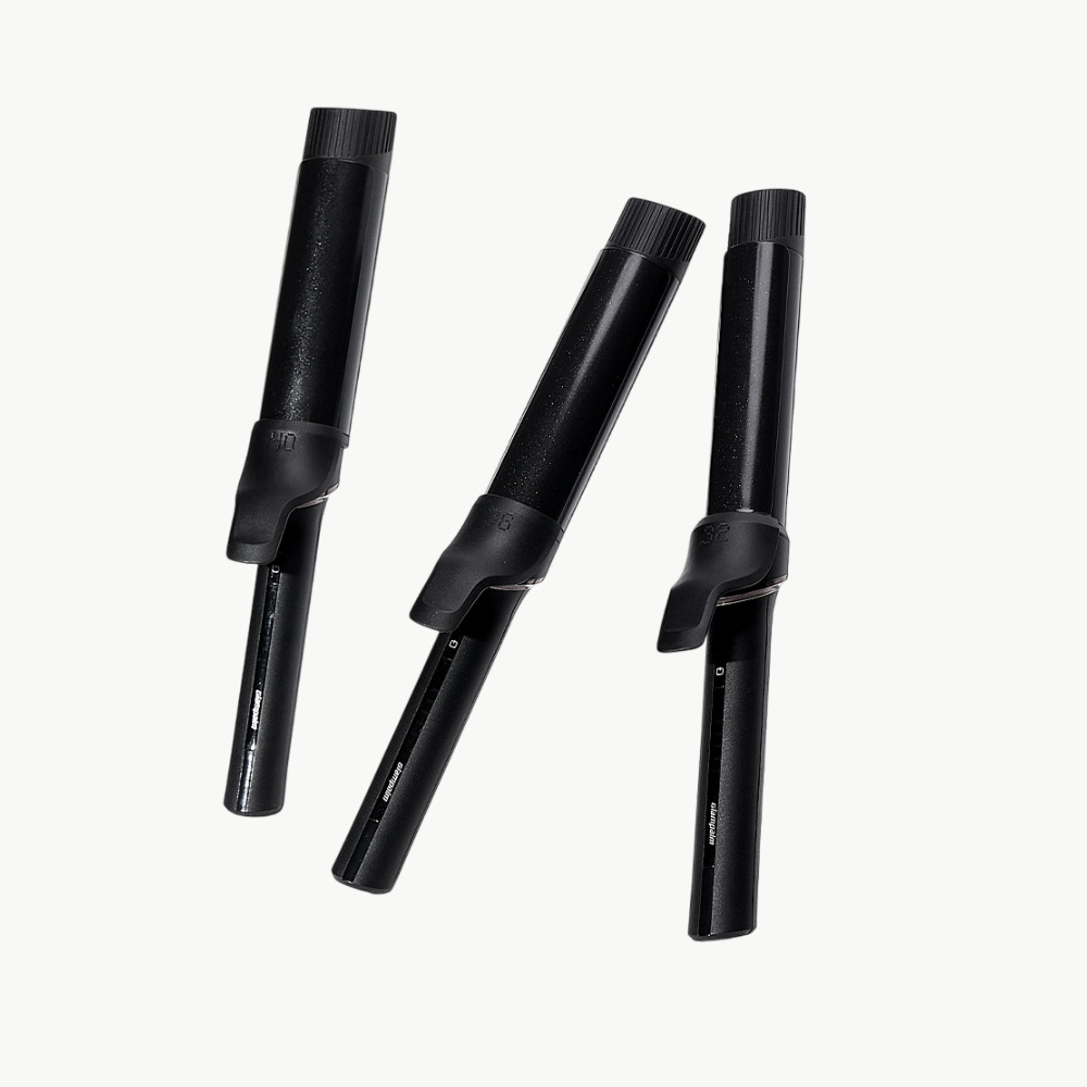 글램팜 GP628 글램뮤즈 컬링 아이롱 (3size) (퓨어블랙) 봉고데기 프리볼트