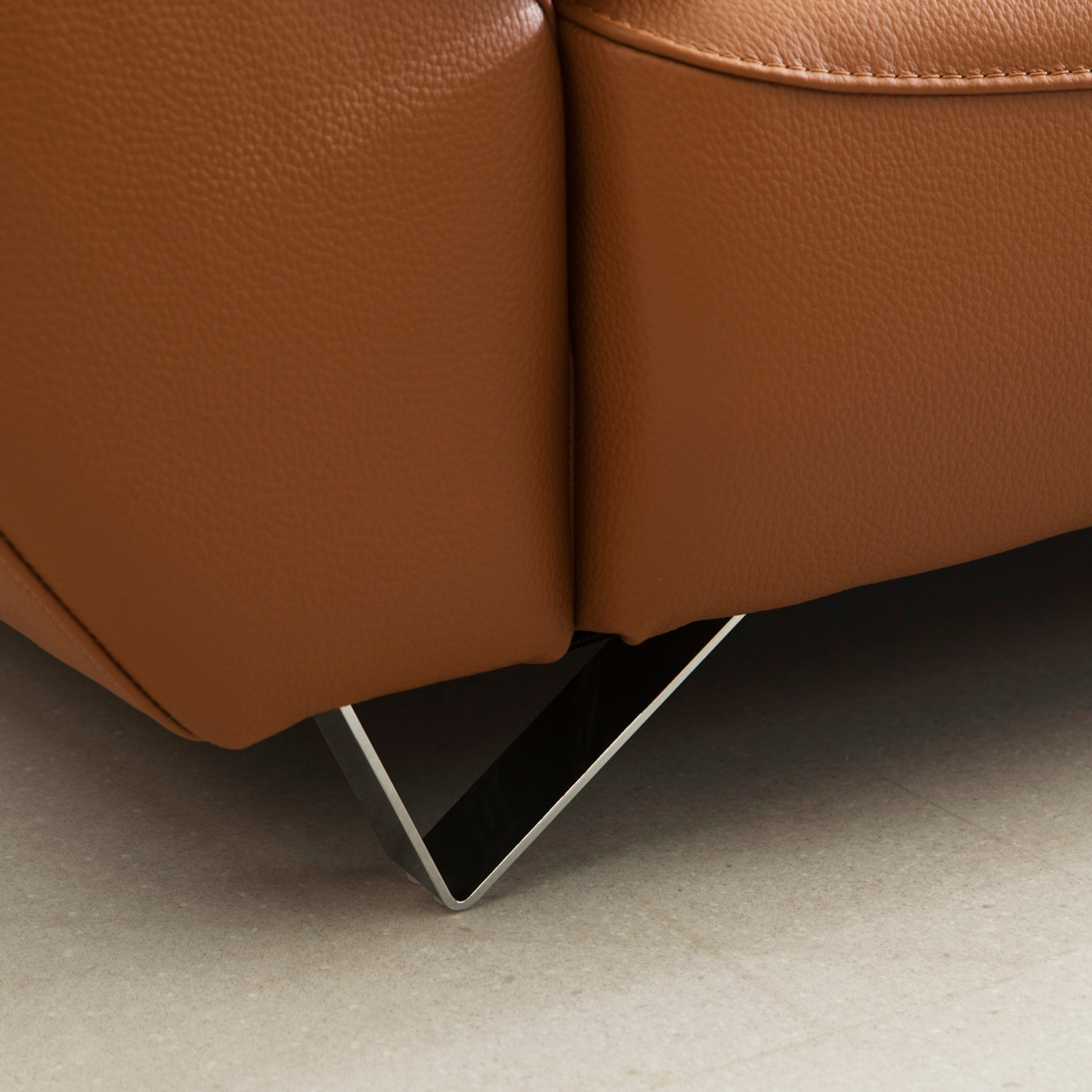 헤르짐머 마네르 4인 이태리 천연 통가죽 소파