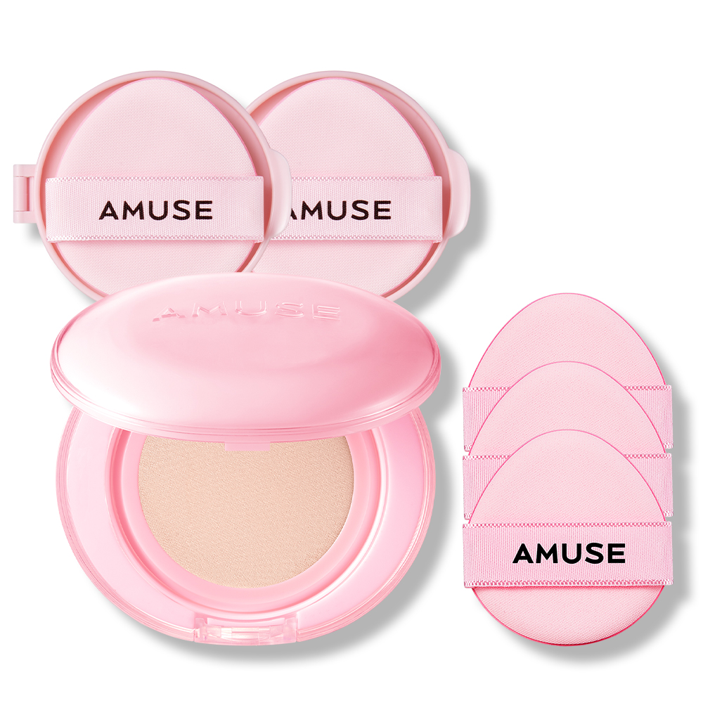 어뮤즈 듀 파워 비건 쿠션 본품+리필2ea 15g SPF 50+