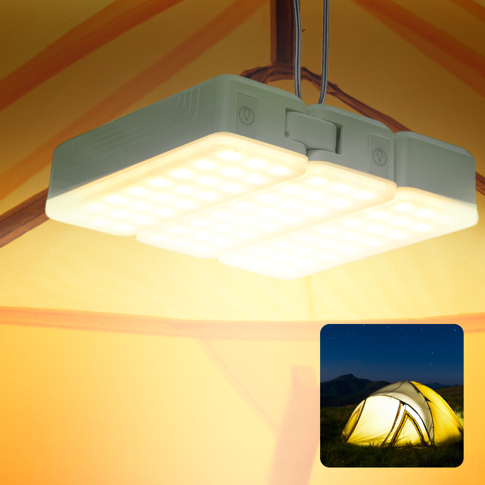 캠프365 LED랜턴 파워블록 CP-6908 캠핑 조명 정전 충전 접이식 퍼즐 2000루멘 - 메인 이미지