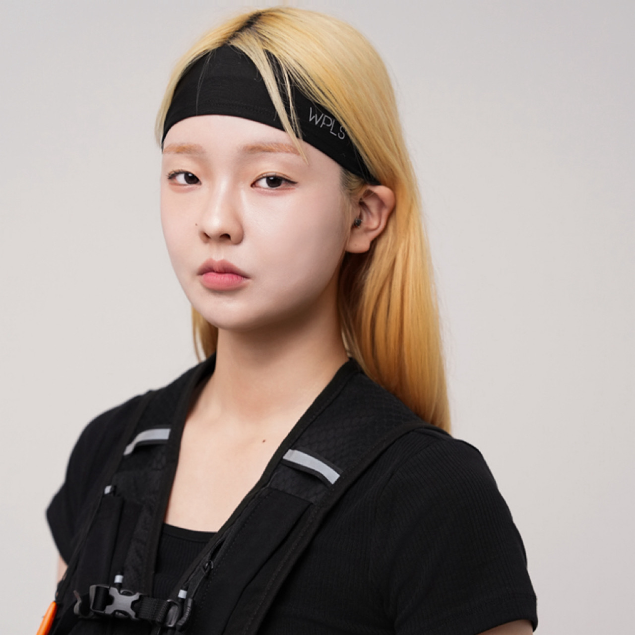 WPLS 위펄스 남자 여자 스포츠 운동 러닝 테니스 헤어밴드 블랙