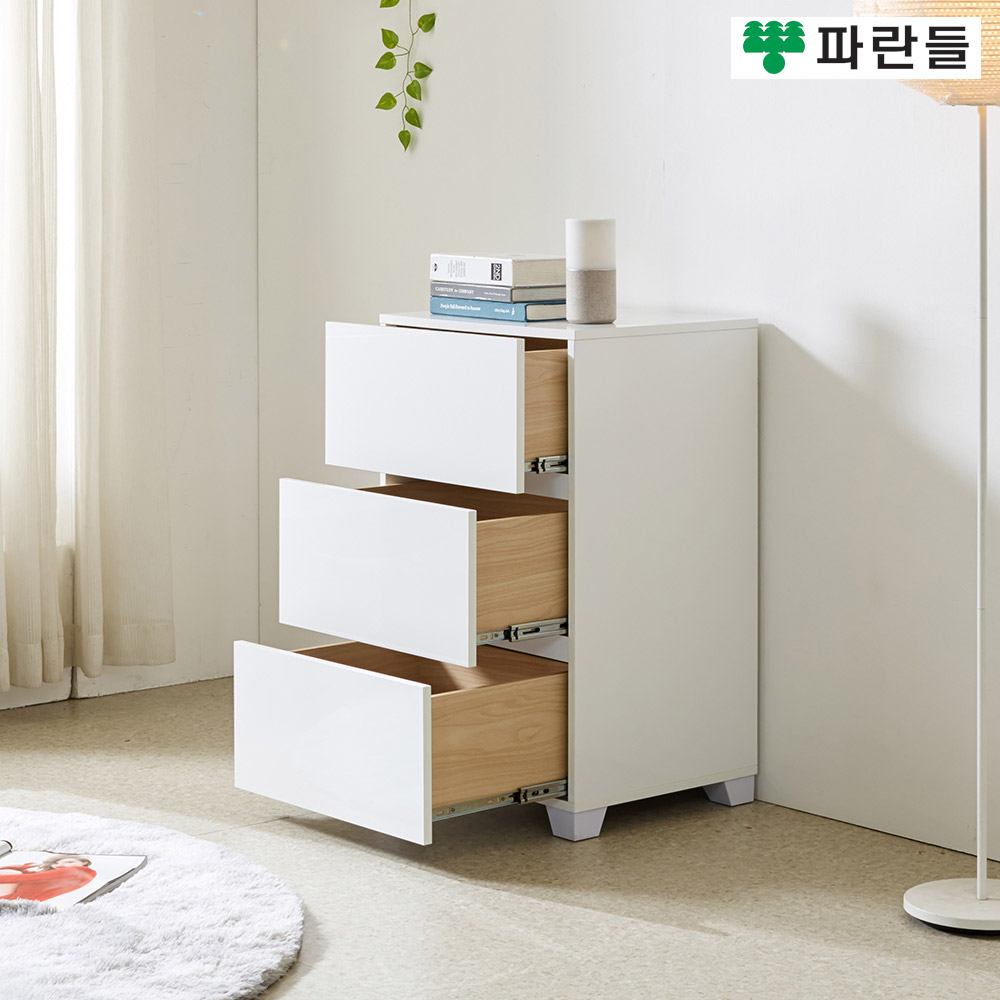 파란들가구 고광택 500 서랍장 3단서랍장 다용도수납장 - 상세 이미지 3
