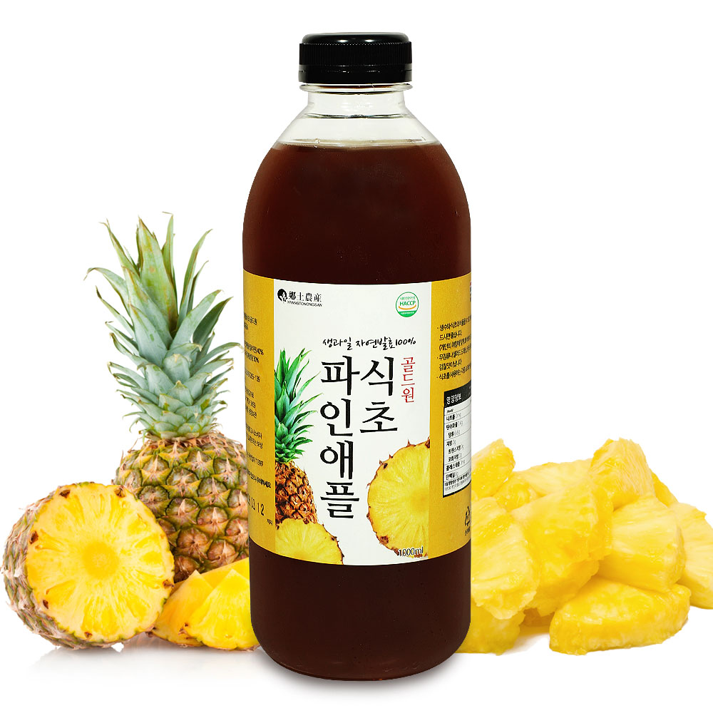 생과일숙성 100% 파인애플식초 1000ml
