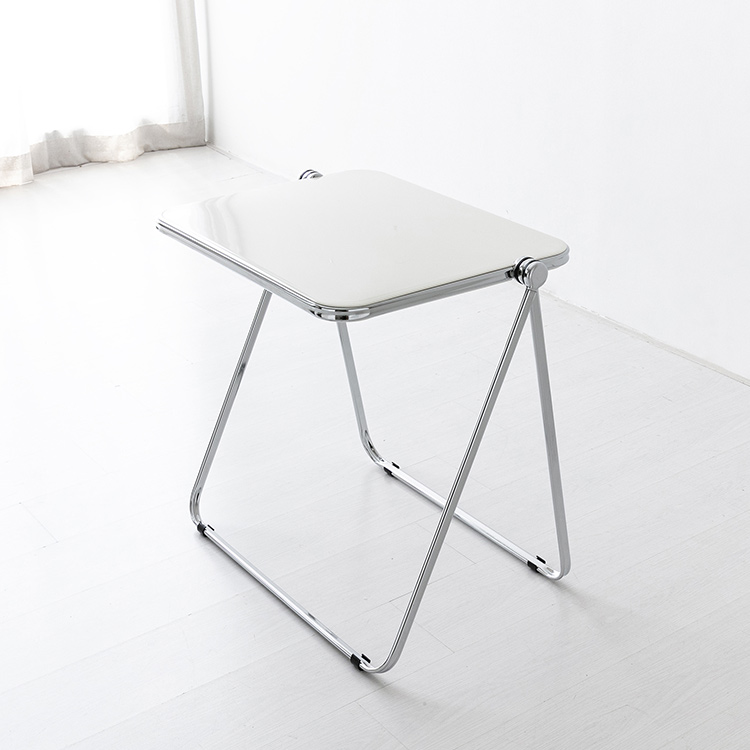 RUDAN 투명접이식테이블 아이보리 7725.3748