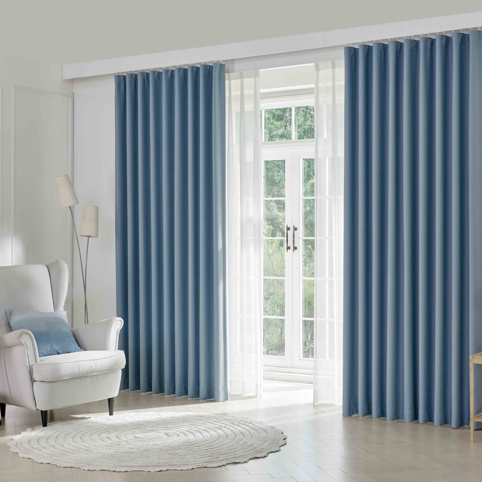 커튼명장 유안 암막 이음선 없는 깔끔한 형상기억 커튼