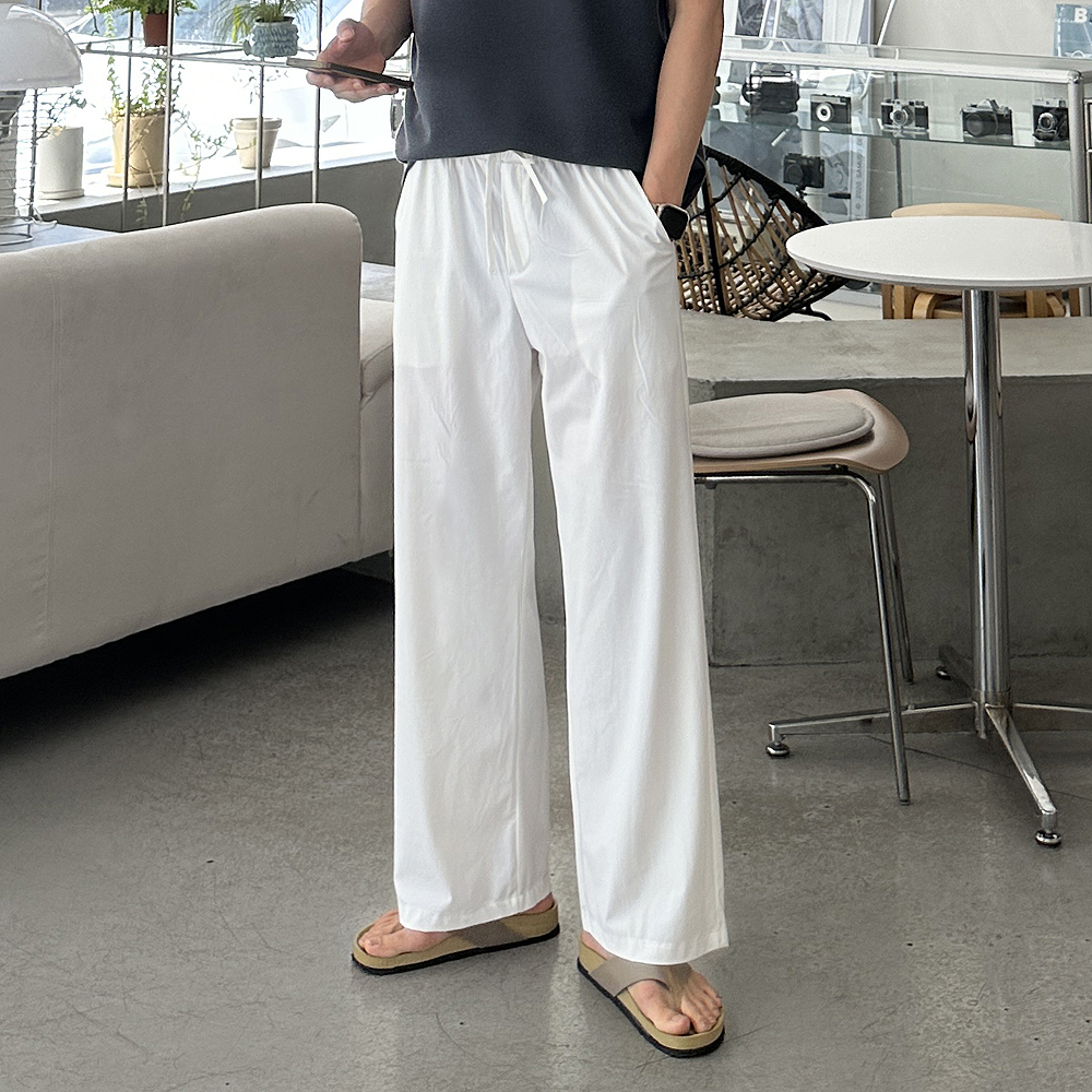 1+1 남자 여름 바지 냉장고 바지 쿨링 아이스 팬츠