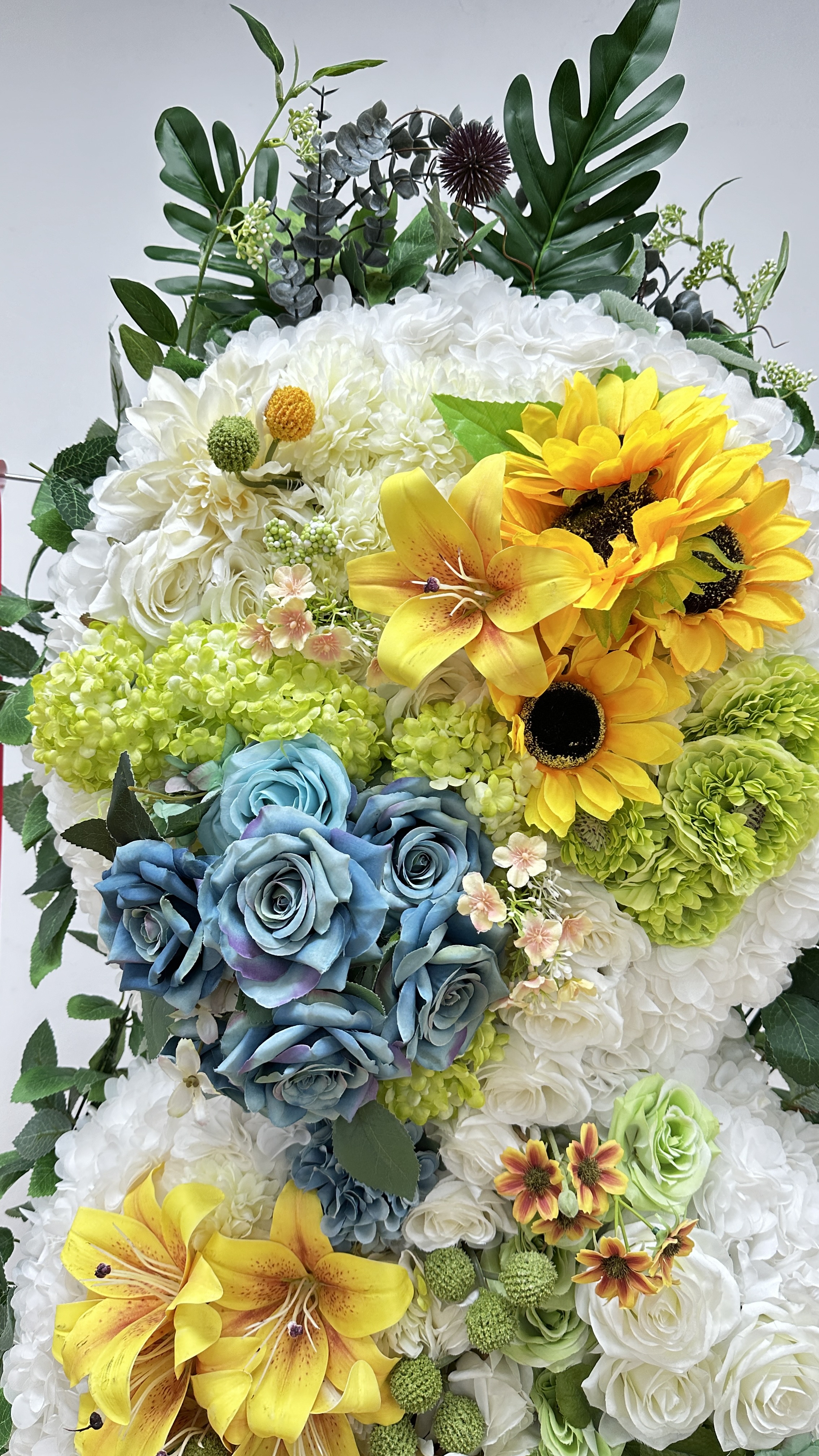 해바라기 몬스터플라워 드라마플라워 화환 축하화환 디자인화환 개업 개업식 결혼 결혼식 서울 경기