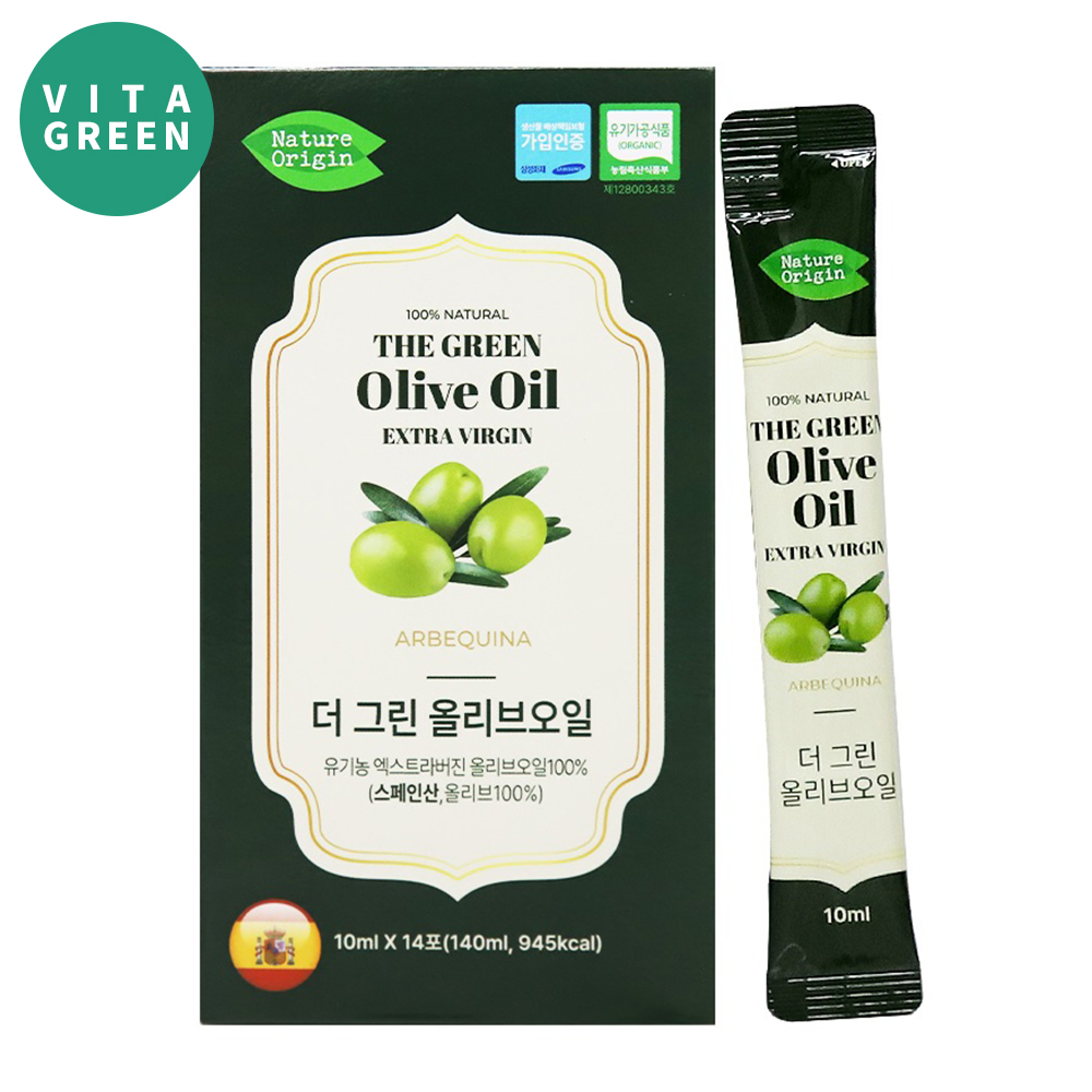 프리미엄 올리브 100% 유기농 엑스트라버진 올리브오일 스틱 스페인산 140ml, 1개 - 메인 이미지