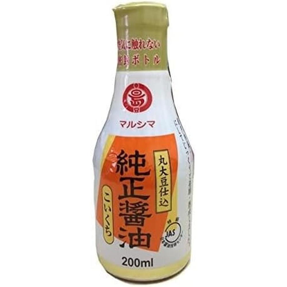 마루시마 간장 시코쿠 가가와 쇼도시마 혼조조 진품 간장 고치 6.8 floz (200ml) x 2 : KAJ