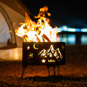 레토 감성 캠핑 화로대 불멍 접이식 화로 우드스토브 원통형 LCP-SB0... 운동러 솔직 후기 | 실사용 리뷰 - 상품 이미지 1