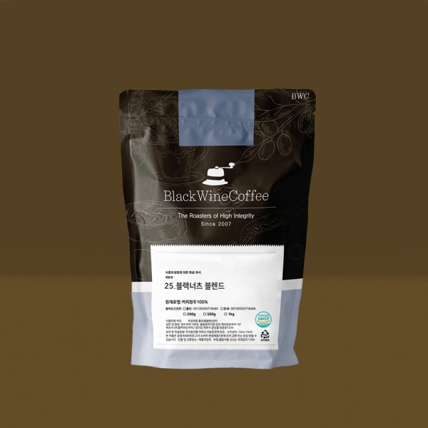 블랙너츠 블렌드 200g 당일로스팅 원두 콩 커피 - 메인 이미지