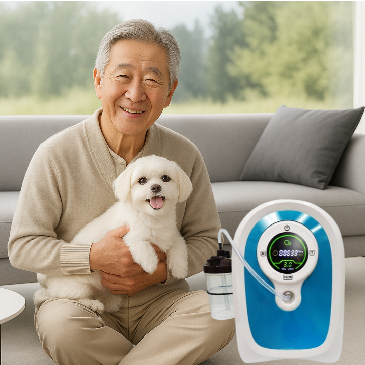 의료용 산소발생기 가정용 산소호흡기 휴대용 산소통 대여 렌탈 오투메디 - 상품 이미지