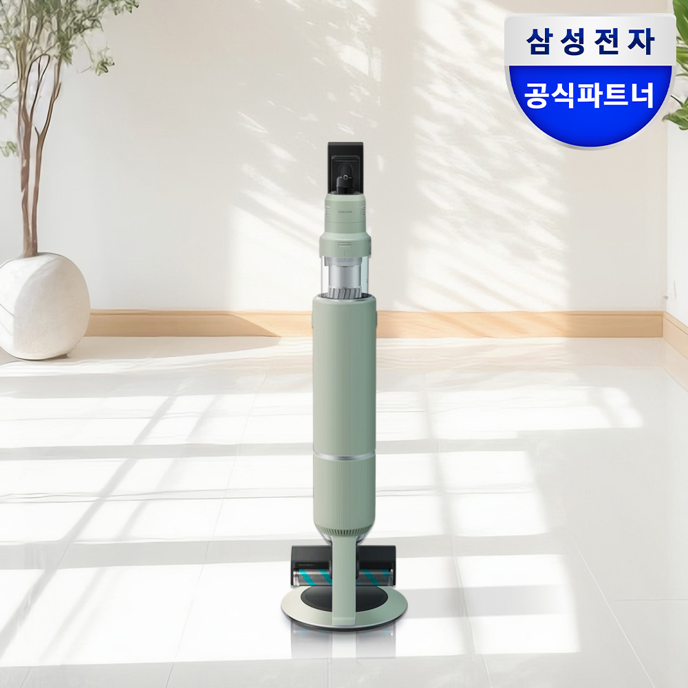 삼성 310W 비스포크 AI 제트 무선청소기 물걸레 핸드 진공 소형 원룸 새틴세이지그린