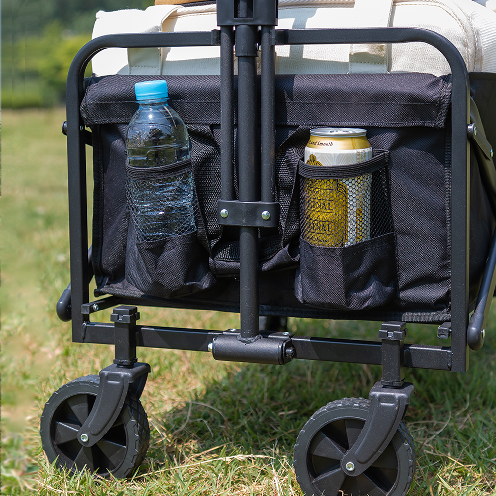 레토 접이식 캠핑웨건 카트 블랙 LCP-W01