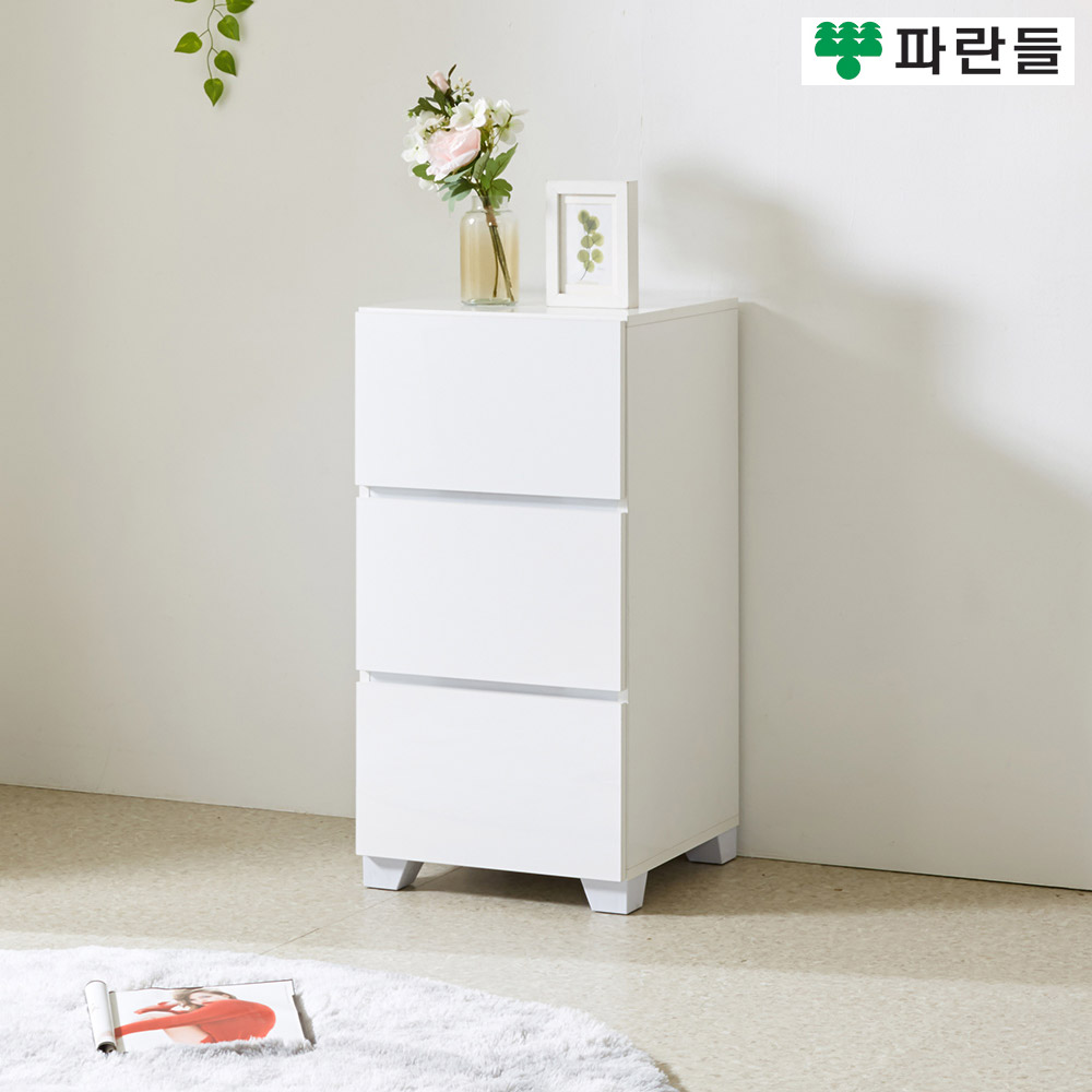 파란들가구 고광택 400 서랍장 3단서랍장 다용도수납장 - 상세 이미지 2