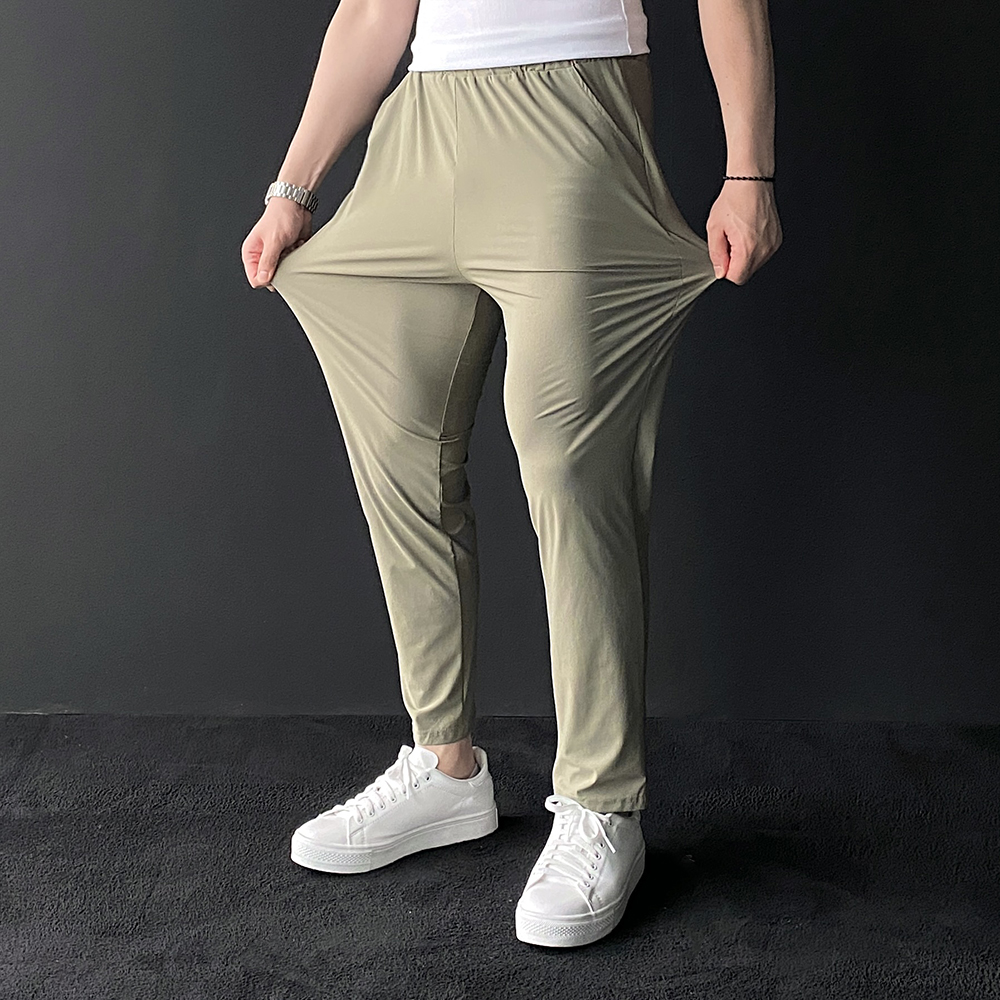 1+1 남자냉장고바지 쿨팬츠 남자여름슬랙스 - 상세 이미지 4