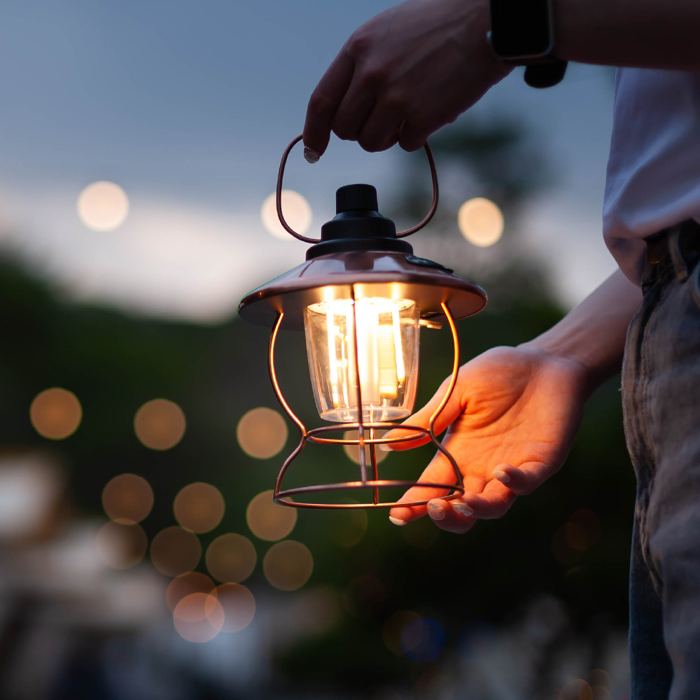 레토 메탈 무선 LED 감성 캠핑 랜턴 조명 LPL-S09