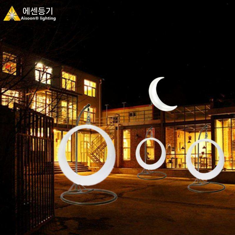 보름달조명 인테리어 촬영 대형 줄조명 LED COB 간접조명 전구 논네온 스트립 무드등 - 상세 이미지 4