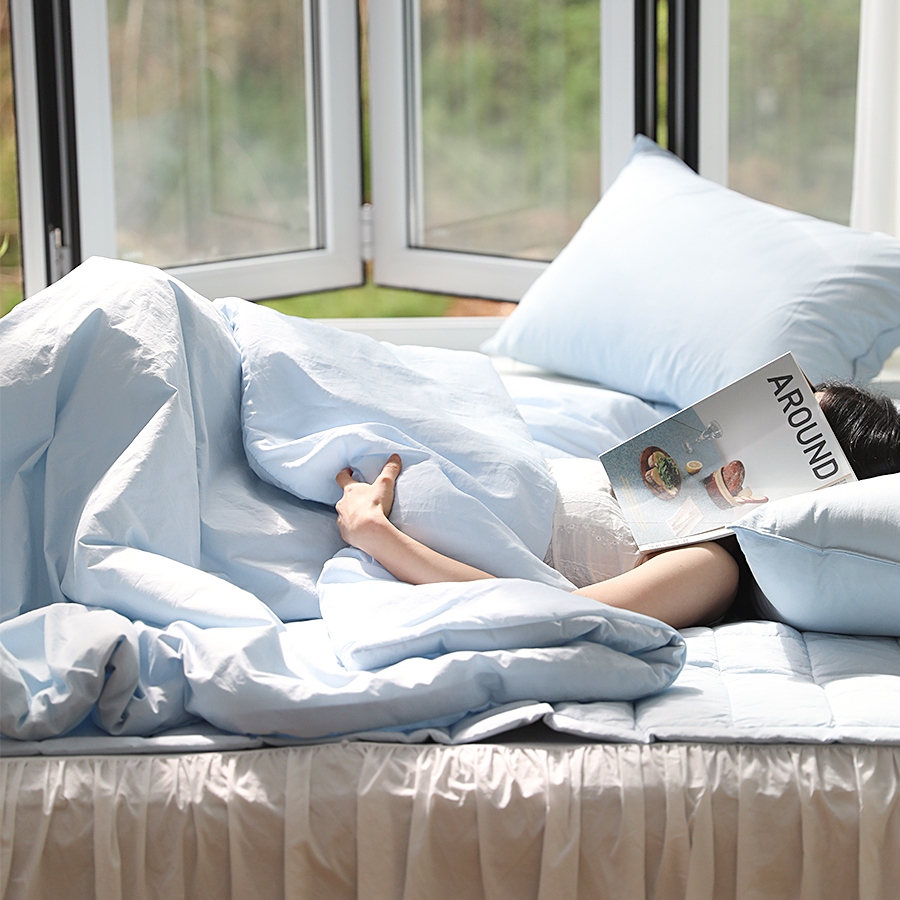 냉감이불 고밀도 순면60수 모달냉감 클린코튼 옥수수솜 여름 차렵이불