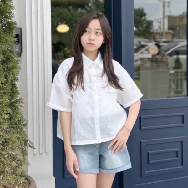 더데이걸 밴딩 컷팅 숏팬츠 TGTH25301 - 상세 이미지 2