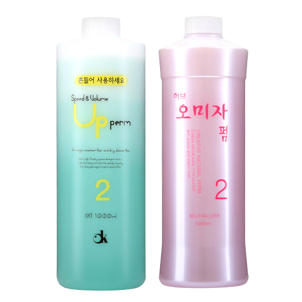 DK 디케이 스피드 앤 볼륨업 펌 오미자 펌 중화제 2제 1000ml : DC헤어마트