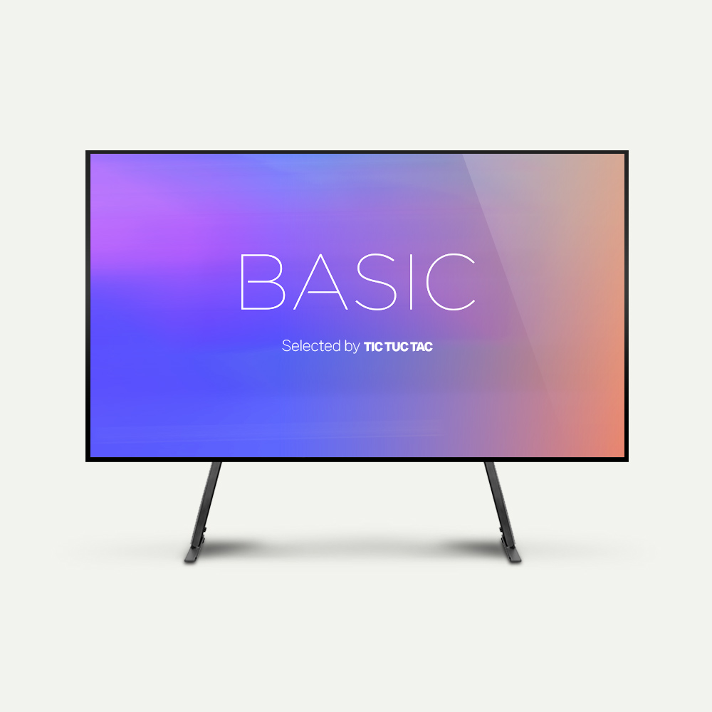 틱툭탁 lg 삼성 tv 호환 다리 탁상형 거치대 브라켓 티비 스탠드 베이직 TLS-26L - 상세 이미지 4