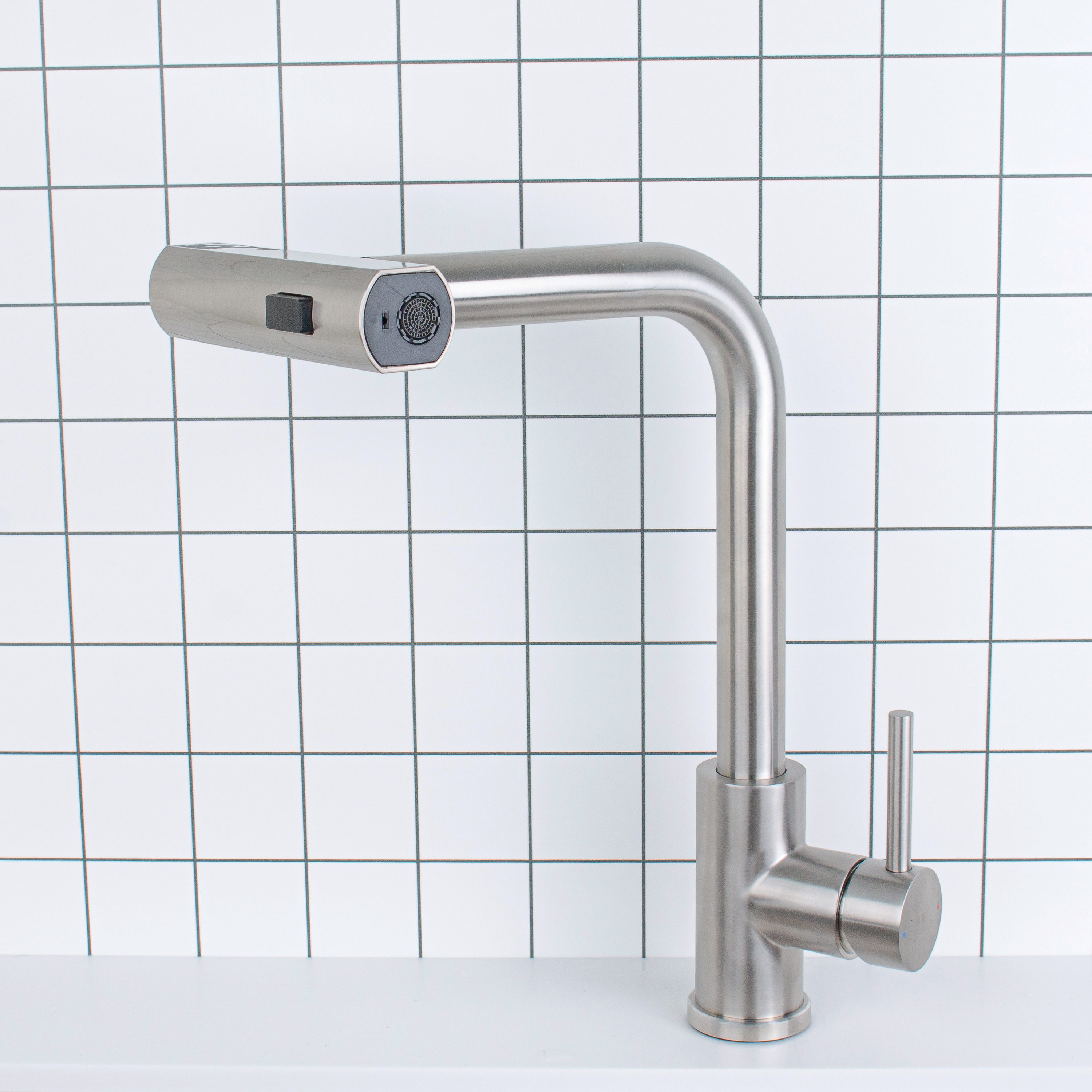 폭포 폭포수 주방 욕실 싱크대 와이드 인테리어 무광 탕비실 수전