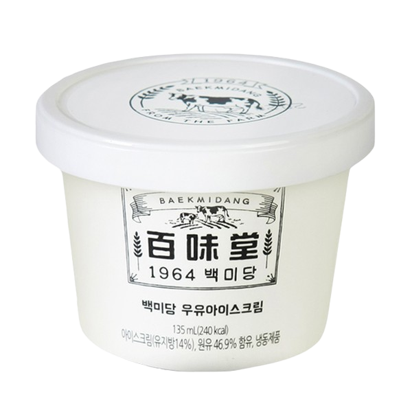백미당 아이스크림 우유맛 18컵 : 이머즈마켓
