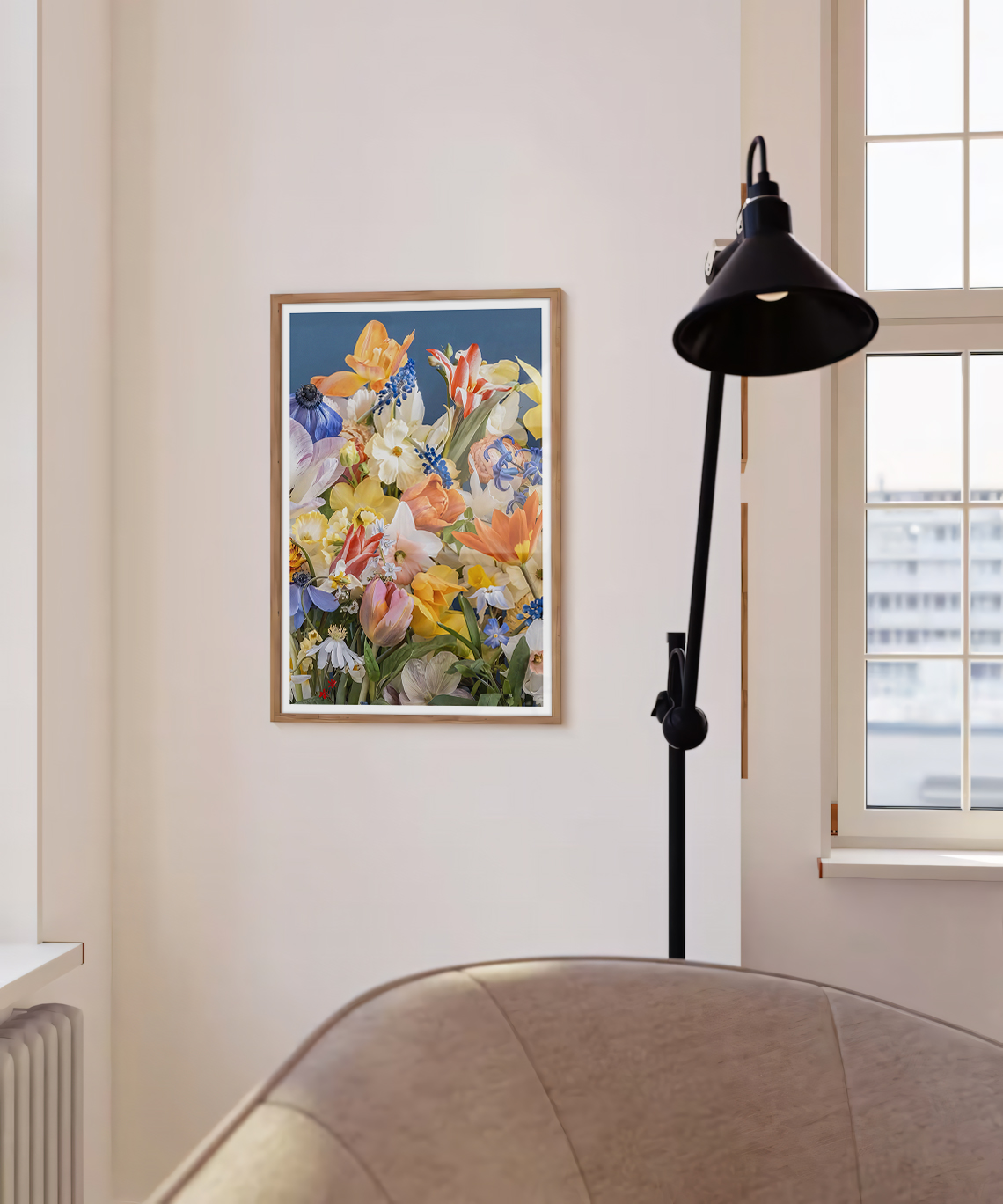 컬러 플라워 보태니컬 아트 포스터 거실 카페 인테리어 Bouquet Flowers - 상세 이미지 2