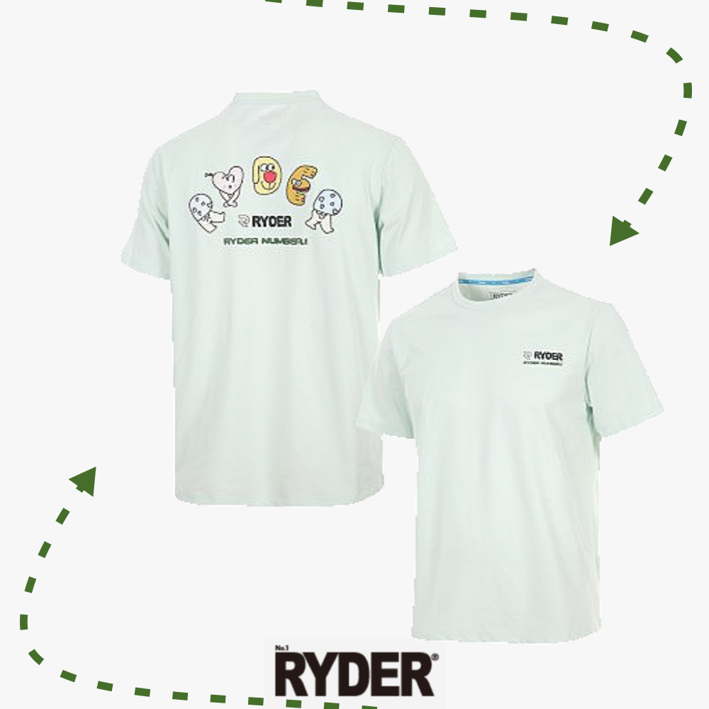 라이더 배드민턴 의류 상의 유니폼 운동복 옷 반팔 티 배드민턴복 2025RC-10 - 메인 이미지