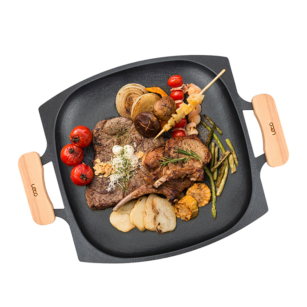 레토 캠핑 그리들 40cm 국산 전골 요리 가능한 바베큐그릴 불판 LCP-GS02